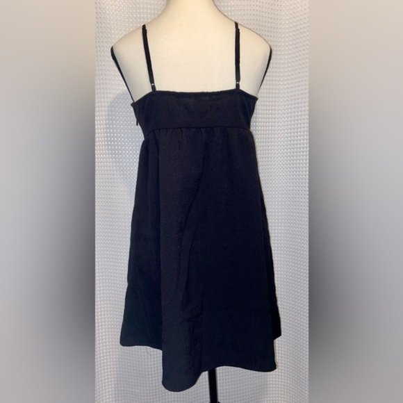 Women’s H&M brand new black babydoll dress with adjustable straps size small - Picture 10 of 10